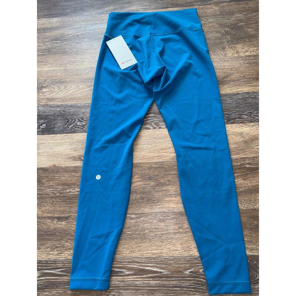 Lululemon Wunder Train High Rise 28” Hawaiian Blue Size 10 NWT - Picture 3 of 7